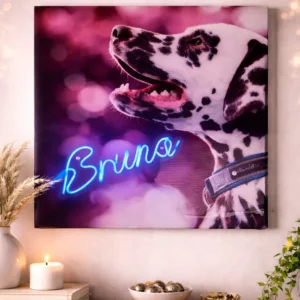 cuadro de gran formato funeraria para mascotas en Bogota Huellitas de amor