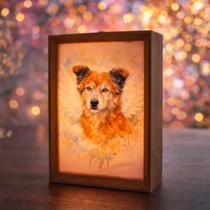 🕯 Cuadro Con Luz Cálida – Un recuerdo que ilumina tus noches